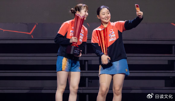 日本组合张本美和早田希娜横扫跨国组合 首夺